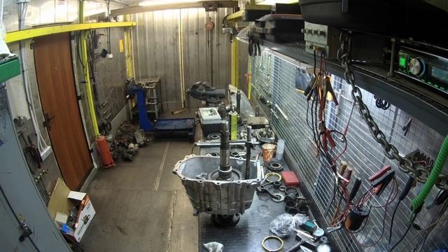 переборка 5ти ступенчатой КПП газ 3309,  3307, Валдай с разговорами ( Timelapse).
