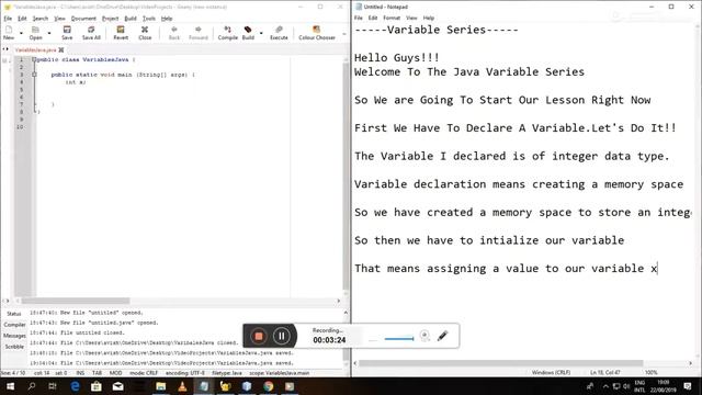 How To Declare And Initialize A Variable in java смотреть онлайн