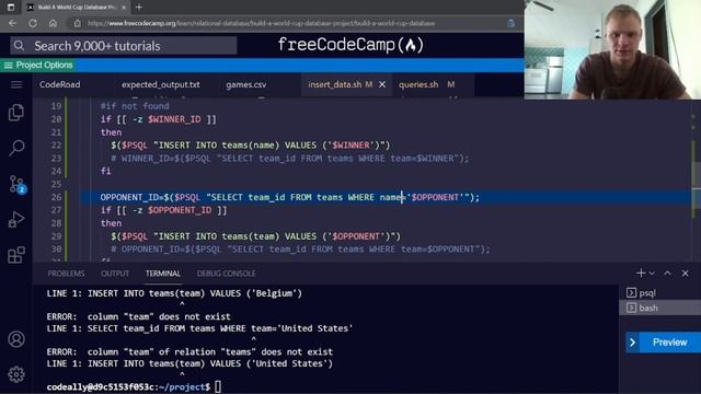 World Cup Database | FreeCodeCamp смотреть онлайн
