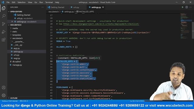How to Create Folder for Django Application | Django Tutorial in Hindi смотреть онлайн