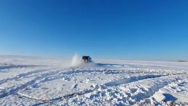 Паджеро 3 по насту