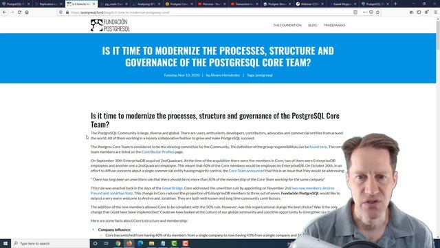 Scaling Postgres Episode 140 Replication Conflicts | Postgres Governance | pg_crash | MobilityDB смотреть онлайн