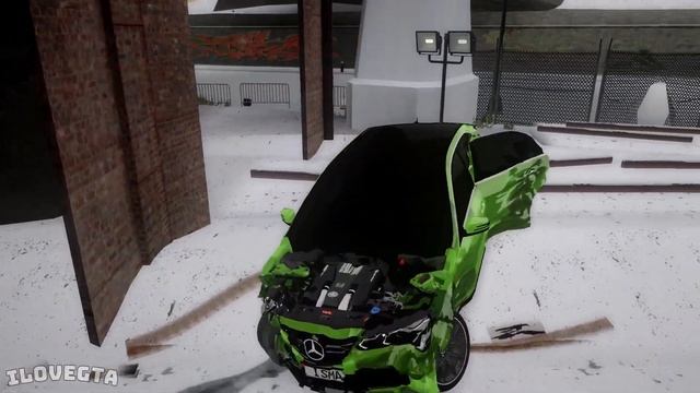 GTA 4 WINTER CRASH TEST OF REAL CARS WINTER MOOD (WINTER CRASH TEST #88) смотреть онлайн