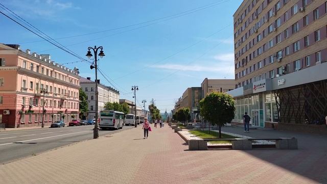 Прогулка по улице Ленина. Курск. смотреть онлайн