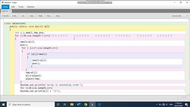 Java made easy 9,10 ICSE(selection sort) смотреть онлайн