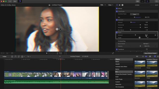 COOL VINTAGE VHS EFFECT!! FINAL CUT PRO X TUTORIAL смотреть онлайн