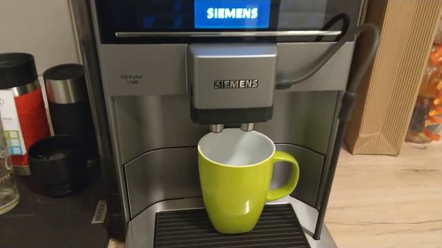 Siiemens EQ 6 Plus automatik clean - Siemens EQ 6 Plus Starten - Siemens EQ 6 Plus S100 смотреть онлайн