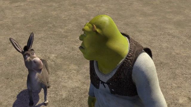 Момент ИЗ "Шрек": Фу, ну и чудище! Не очень-то вежливо! Нормальный ослик. смотреть онлайн