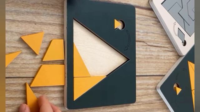 triangle tangram puzzle solve trick how to puzzle solve смотреть онлайн
