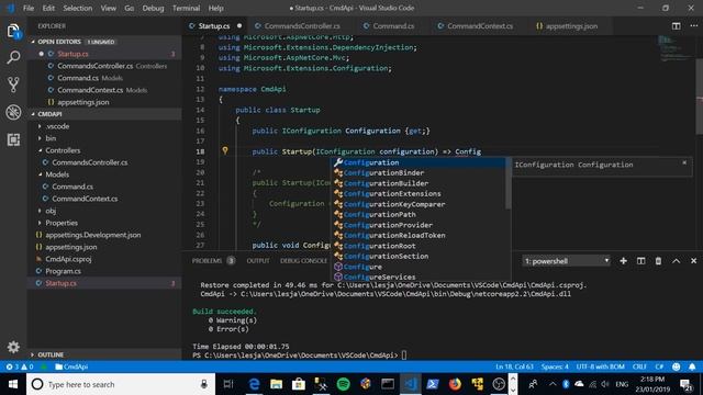 Step by Step Tutorial - .Net Core MVC REST API смотреть онлайн