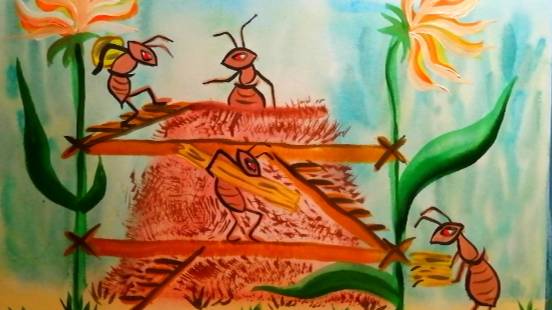 Как нарисовать сказку "Как муравьишка домой спешил". смотреть онлайн