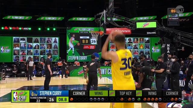 Steph Curry | 3 point contest | 1st-RD | 31 points смотреть онлайн