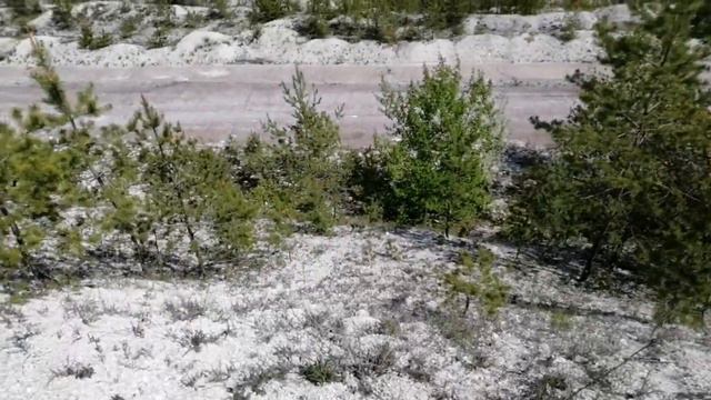 Меловой карьер, необыкновенно и очень красиво. смотреть онлайн