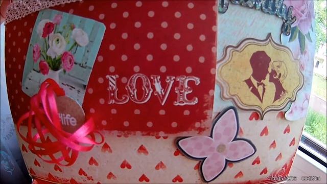 Скрап-коробка на свадьбу "Чудесный день" смотреть онлайн