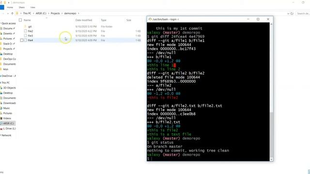 11. Compare code changes with different local commits смотреть онлайн