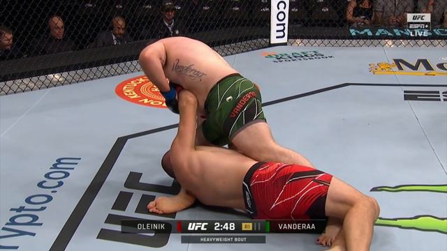 Aleksei Oleinik Submits Jared Vanderaa After Throwing Weird Strikes... Explained