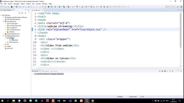 Stream Webcam to Java Server with Websocket #3:Client page смотреть онлайн
