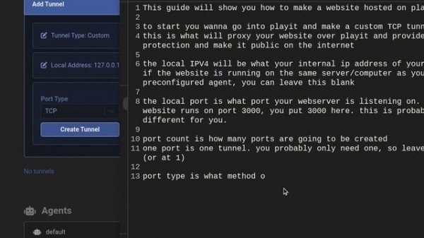 How to host a website with Playit.GG