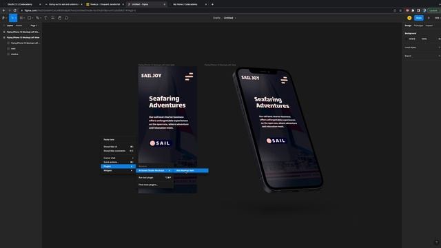 Phone and Laptop mockups of Your App in Figma смотреть онлайн