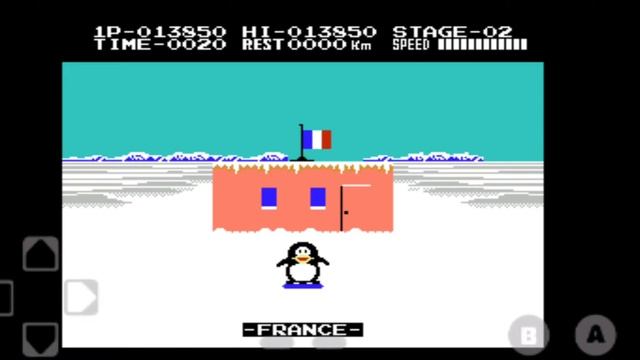 Antarctic Adventure - NES Gameplay смотреть онлайн