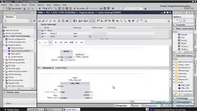 S7-1200. Pulse Width Modulation смотреть онлайн