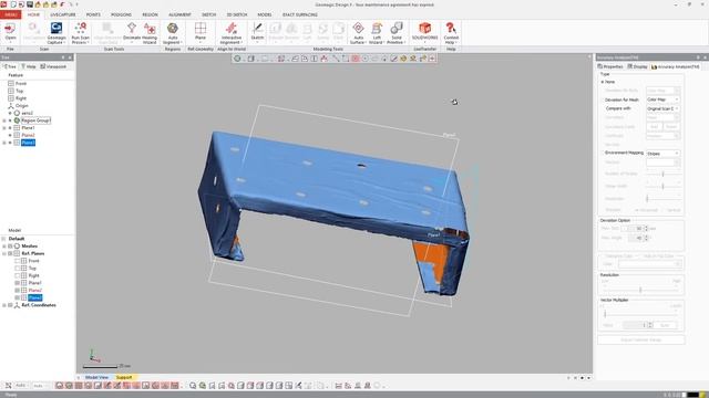 Geomagic Design X - Выравнивание модели по Осям смотреть онлайн