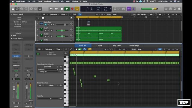 Making 🔥 Trap Beat on Logic Pro X using The Komplete Kontrol M32 Midi Controller смотреть онлайн