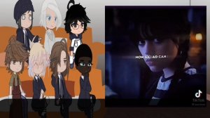 реакция сериала "Уеднесдей" пробная версия (Венздей, Уенздей)