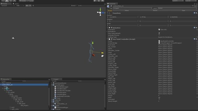 Microsoft SDK Kinect Unity Bone Mapping Setup смотреть онлайн