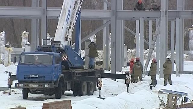 В Дзержинском районе Ярославля продолжается строительство ФОКа смотреть онлайн