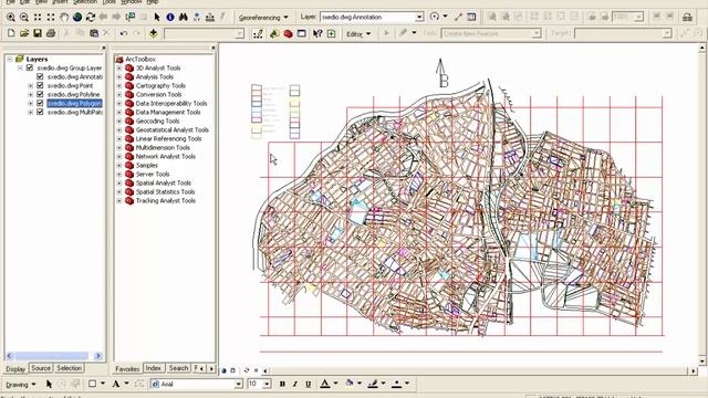 ArcGIS: Manage .dwg files to ArcMap and convert to shapefiles(.shp) смотреть онлайн