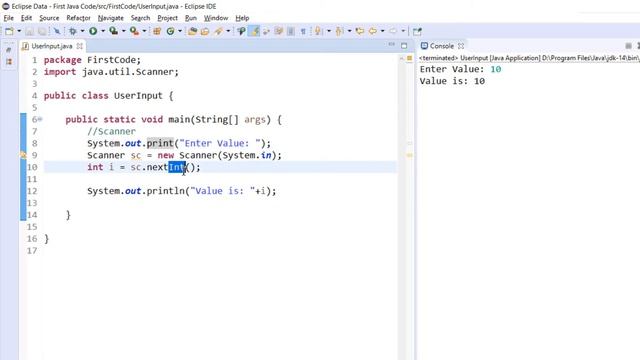 #45 | How to take input through user using Scanner? (Hindi) | With Example | Detailed Explanation смотреть онлайн