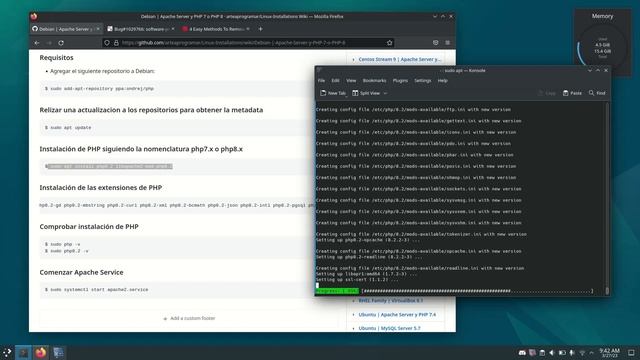 Cómo instalar Apache y PHP 8.2 en Debian: Guía paso a paso смотреть онлайн