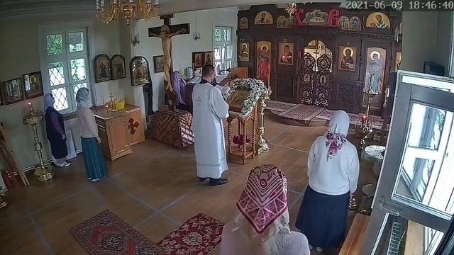 Вознесение Господне. Всенощное бдение с литией. 09.06.2021 год. смотреть онлайн