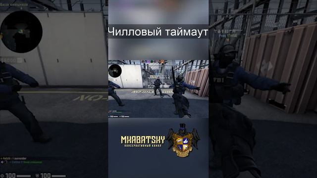 ЧИЛЛОВЫЙ ТАЙМАУТ В CS GO #Shorts #csgo #counterstrike смотреть онлайн
