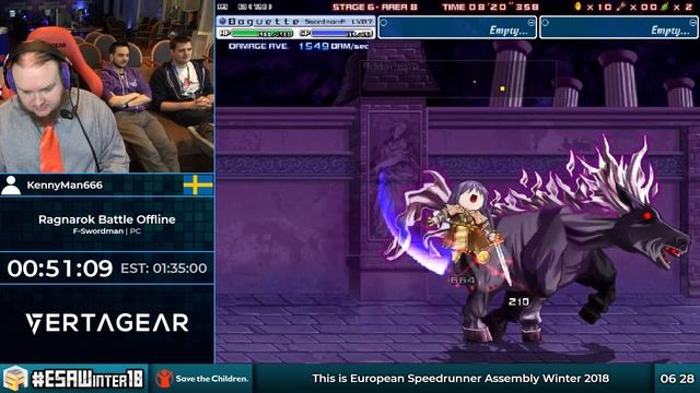 #ESAWinter18 Speedruns - Ragnarok Battle Offline [F-Swordman] by KennyMan666 смотреть онлайн