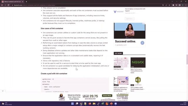 How to use Init Containers in Kubernetes | Live Demo | Kubernetes Learning смотреть онлайн
