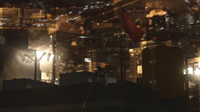 Deus Ex: Human Revolution - Hengsha: Belltower Dock (Ambient+Stress Theme)