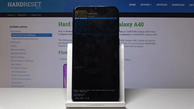 Recovery Mode SAMSUNG Galaxy A40 - How to Open & Exit Recovery Menu смотреть онлайн