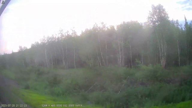 Железная дорога Сейда - Шор - Сивая Маска (вид из окна поезда, северная сторона, 2К) (СЖД) смотреть онлайн