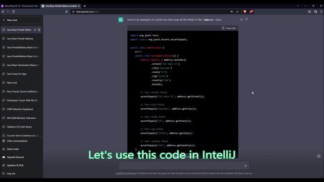 #chatGPT: Generating #java unit test with chatGPT ?? смотреть онлайн