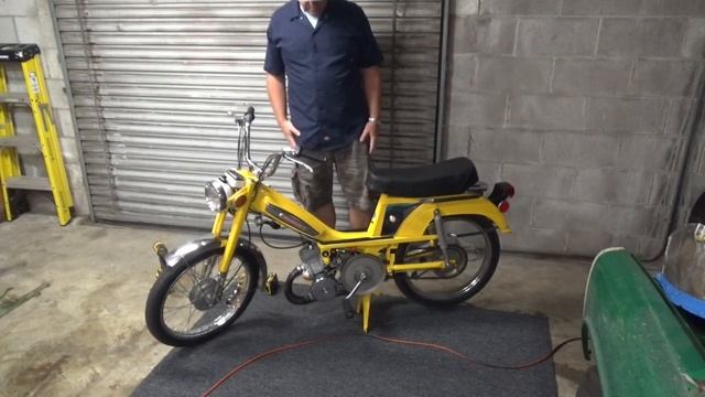 Motobecane Moped Restoration Ep. 20. First Start and Ride Modified Bike. смотреть онлайн