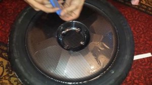 Оклейка дисков карбоном