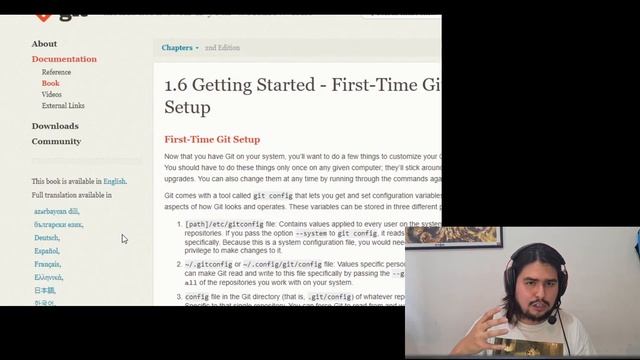 Configuración de Git y Github смотреть онлайн