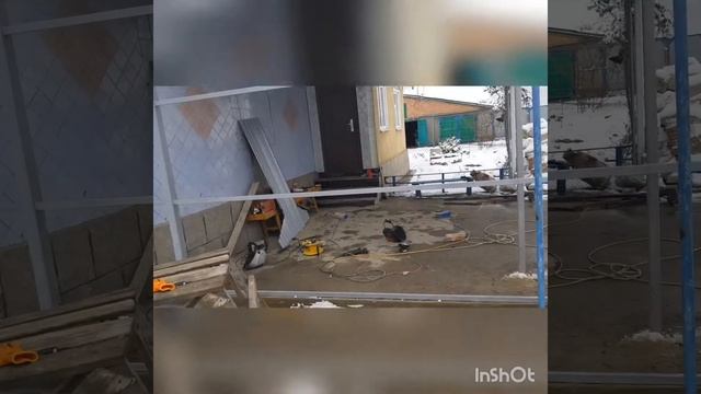 Изготовление и установка ворот из металопрофиля!) смотреть онлайн