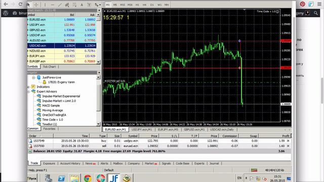 торгуем на выходе новостей +5% за 2 минуты новостной советник Time Code v1 0 смотреть онлайн