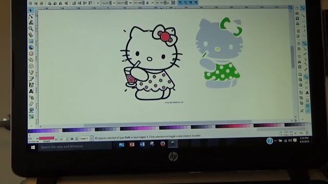 Creating a SVG file in inkscape; Uploading to Design Space смотреть онлайн