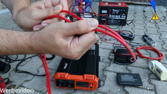 Wechselrichter FCHAO Massive 3000 Watt 24Volt Leistungstest смотреть онлайн