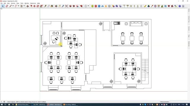 Importing an AutoCAD DWG File into SketchUp & Reinstating the Faces смотреть онлайн