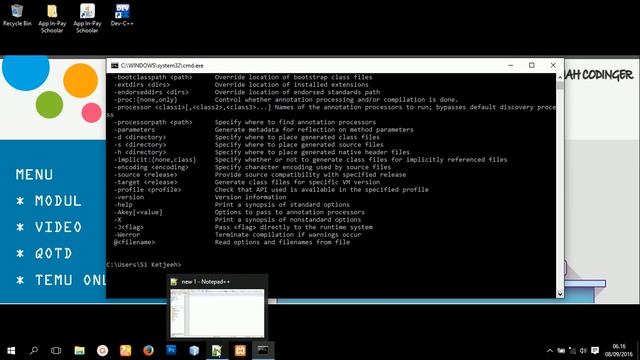 Cara Compile Program Java Melalui CMD смотреть онлайн